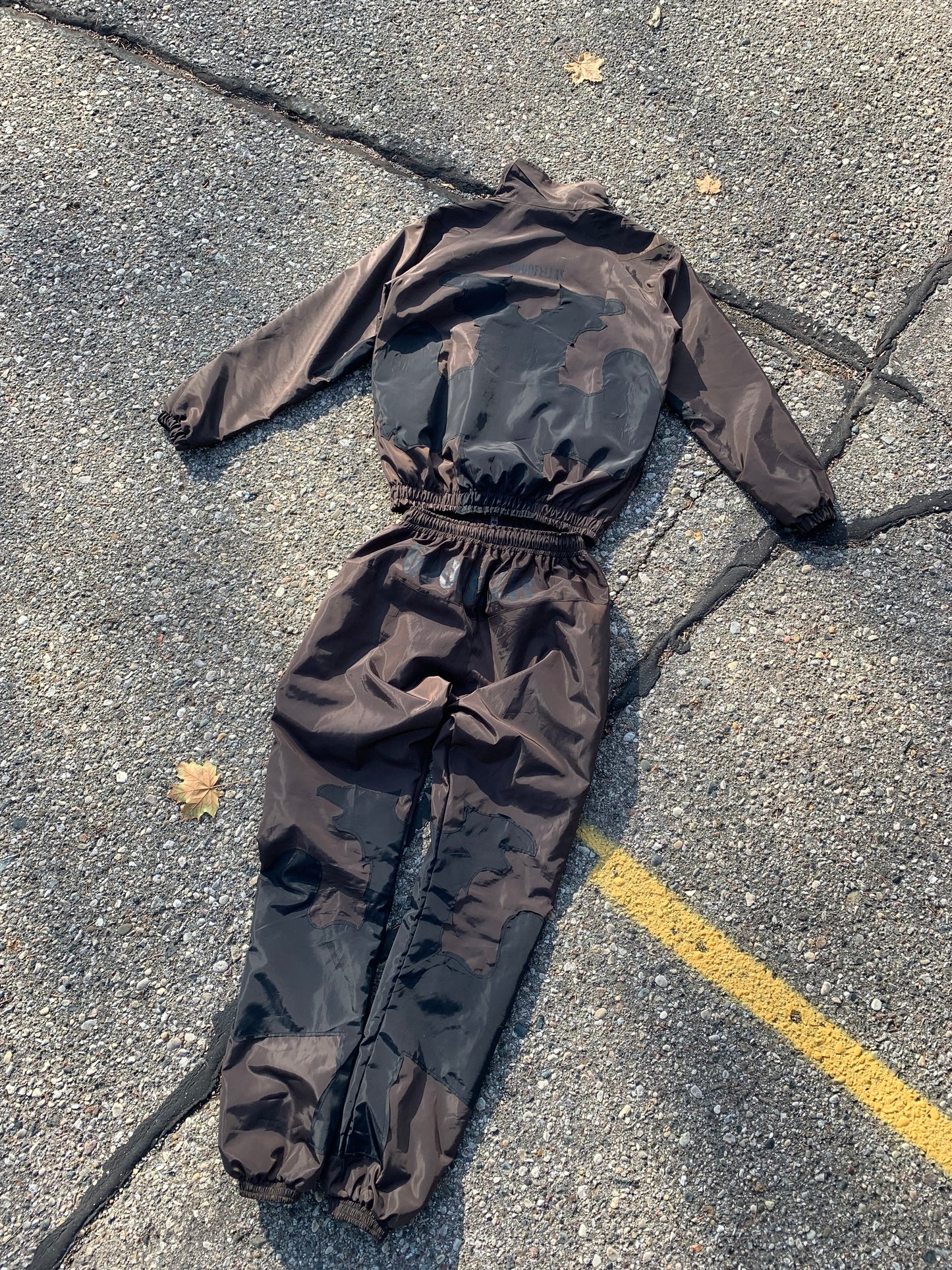 GOODFELLAS DNA TRACKSUIT BROWN AND BLACK