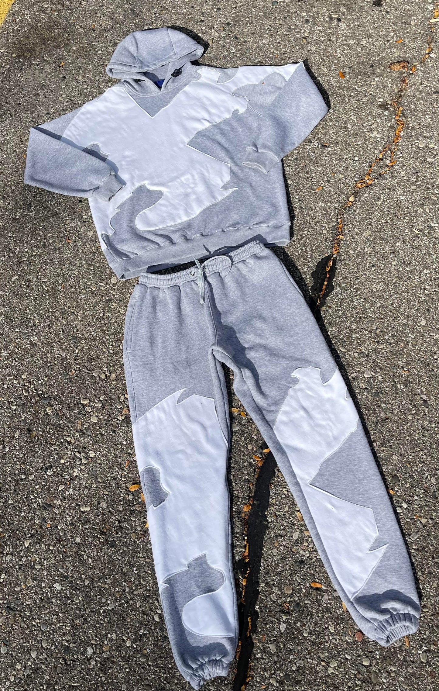 GOODFELLASS HERITAGE GREY&WHITE TRACKSUIT