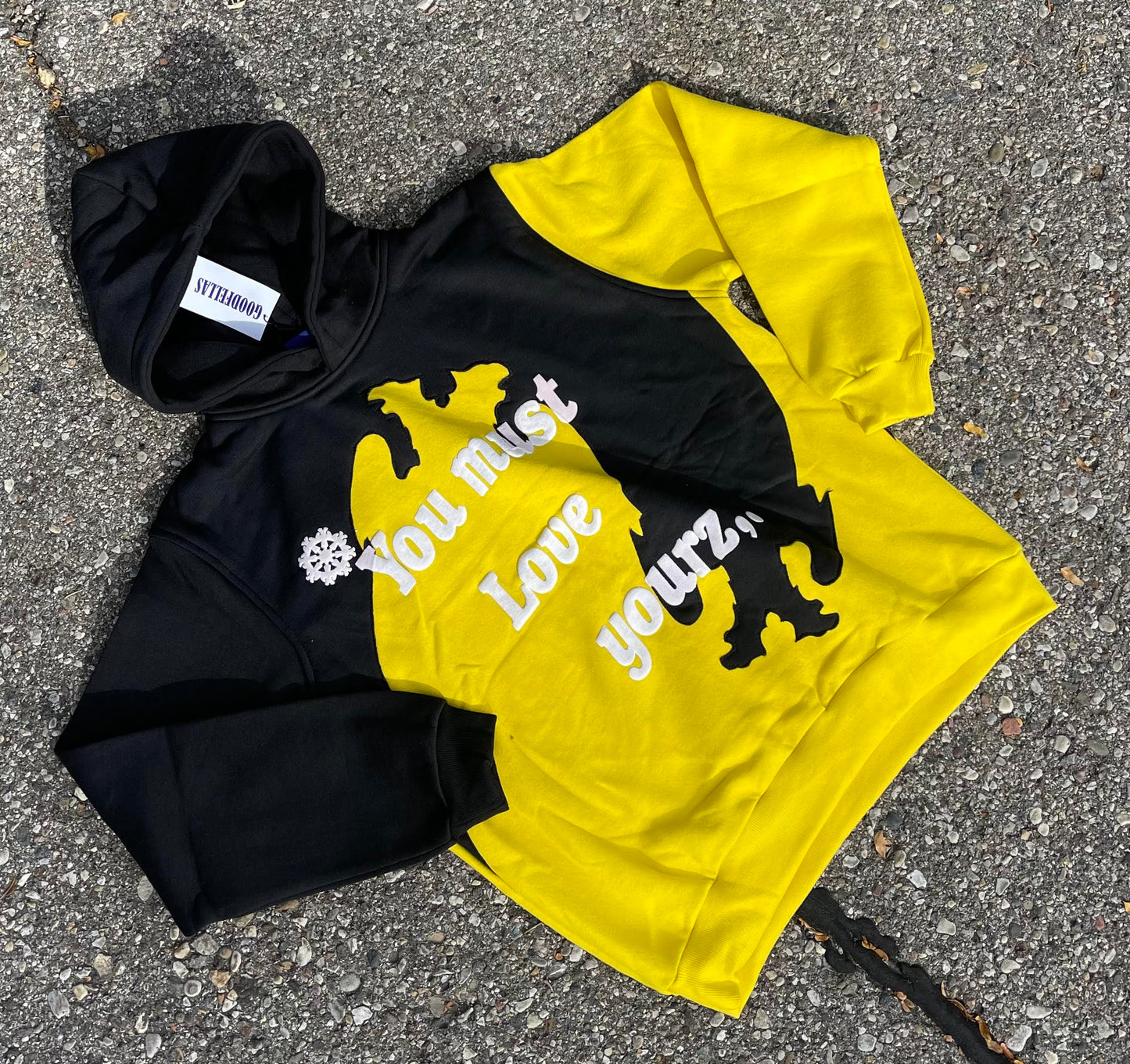 GOODFELLAS BLACK&YELLOW HERITAGE HOODIE