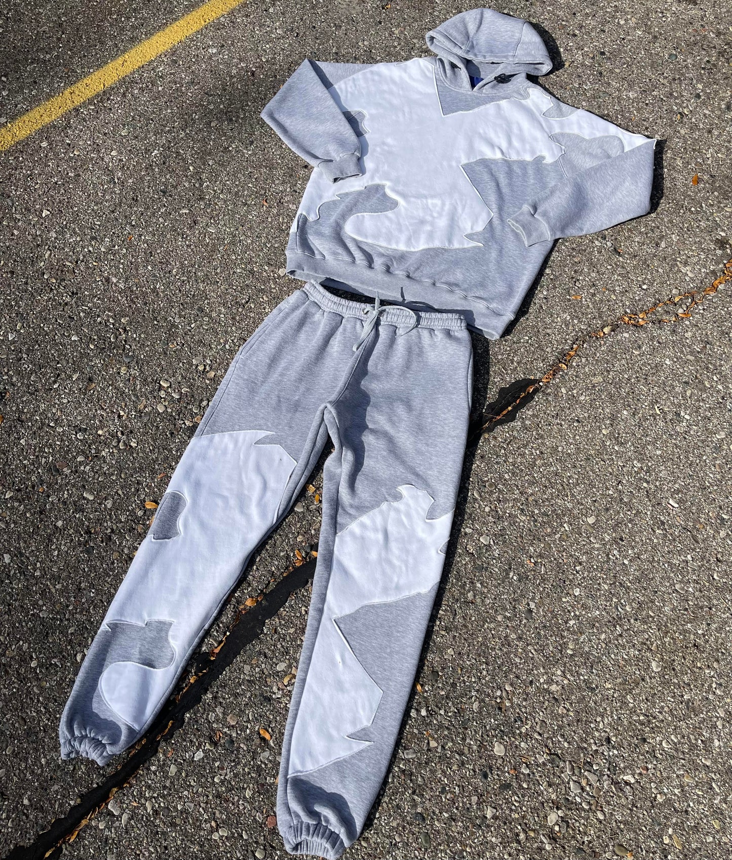 GOODFELLASS HERITAGE GREY&WHITE TRACKSUIT