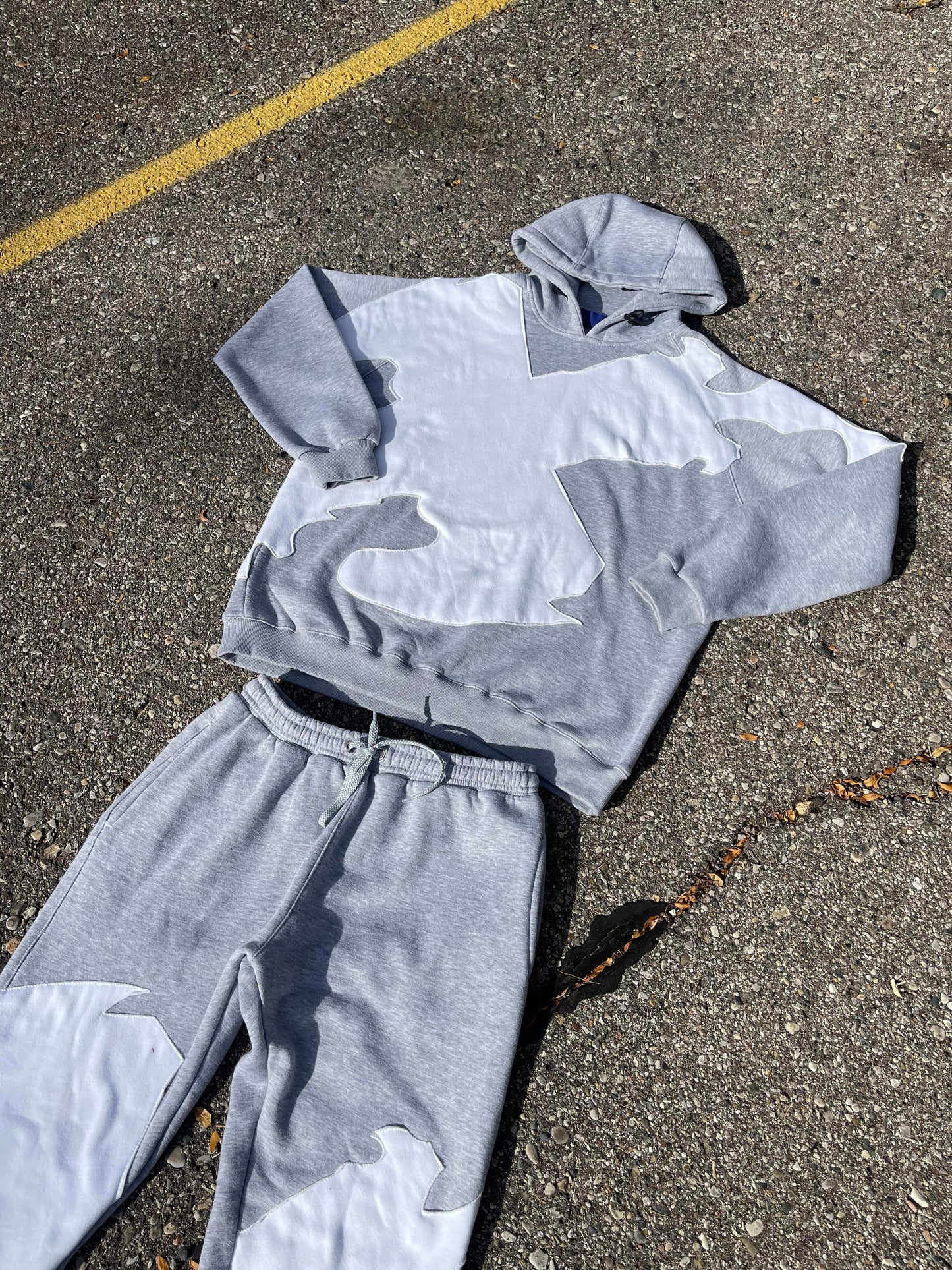 GOODFELLASS HERITAGE GREY&WHITE TRACKSUIT