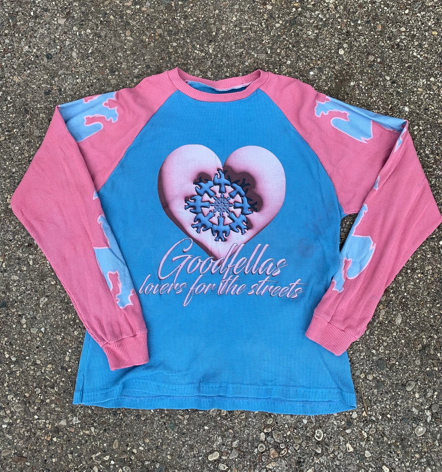 GOODFELLAS LOVERS FOR THE STREET LONGSLEEVE BABY BLUE & PINK